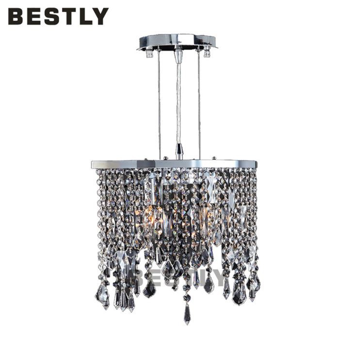 घर के लिए हैंगिंग क्रिस्टल पेंडेंट लैंप