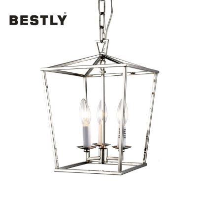 समसामयिक खुला पिंजरा - शैली पेंडेंट लैंप