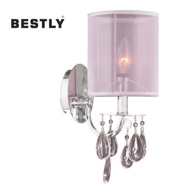 घर के लिए आधुनिक क्रिस्टल दीवार लैंप